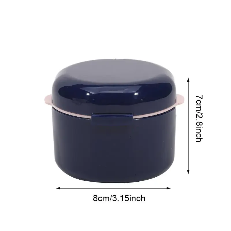 Ортодонтический фиксатор, двухслойный ящик для хранения брекетов, невидимые зубы, чистка зубных протезов, портативный чехол на ремень