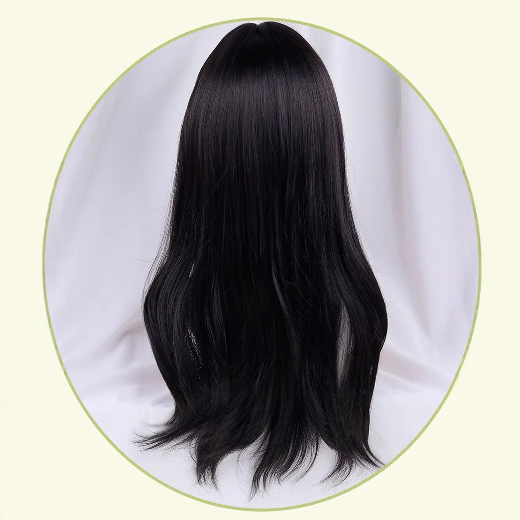 شعر مستعار نسائي طويل مجعد، على الطراز الأوروبي والأمريكي، شعر مستعار معلق للأذن، يسلط الضوء على الصباغة، غطاء رأس كامل، قمة الموضة #2