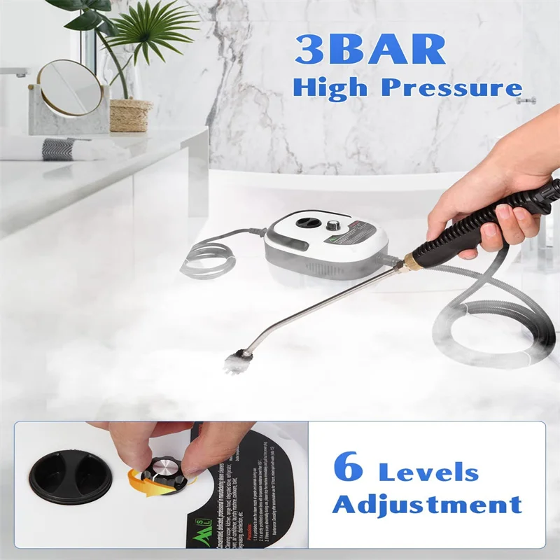 110V/220V High Pressure and Temperature Handhled Steam Cleaner Commercial Household Air Conditioner Kitchen Hood Car Jet Washer