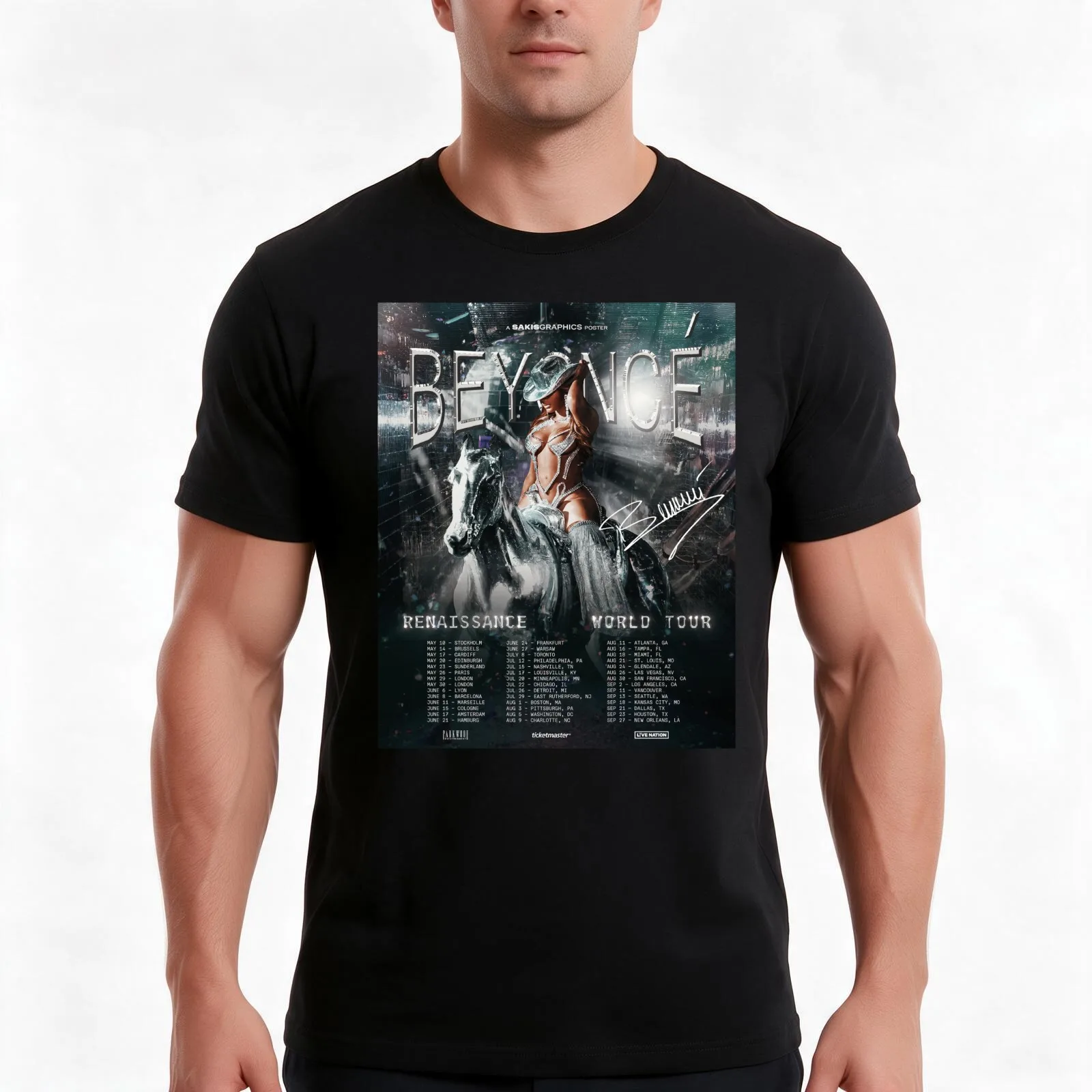 Beeyoonce Artistry, Harmony and Grace T-Shirt, Summer Casual Cotton Tee, Oversized Streetwear Tops, Vintage Graphic Print