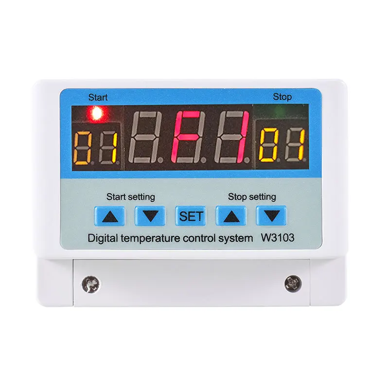 10pcs W3103 Digital Temperature Controller High Power 10a/30a Fully Automatic Temperature Controller Adjustable   Star
