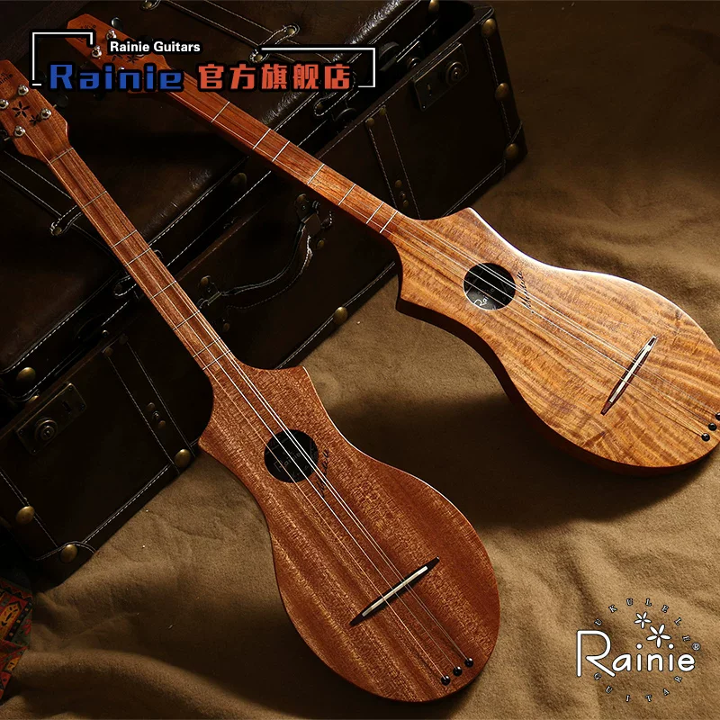 

Укулеле Rainie 31 дюйм, Merlele M-40, гавайская гитара ручной работы из дерева, с чехлом