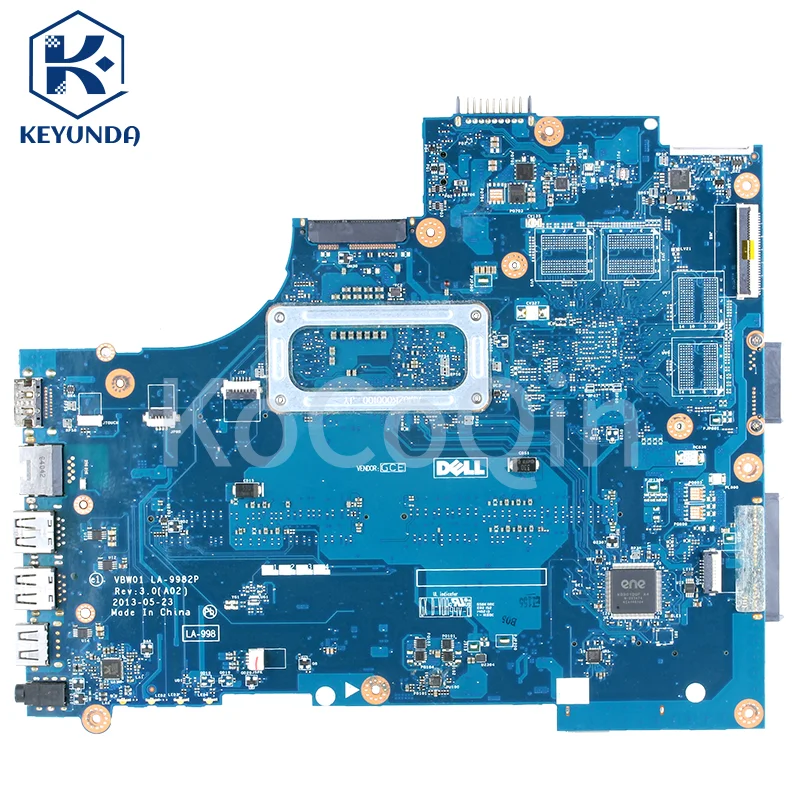 LA-9982P For DELL Inspiron 15R 5537 3537 Laptop Motherboard 2955U I3 I5 I7 CPU VBW01 LA-9982P Notebook Mainboard Tested