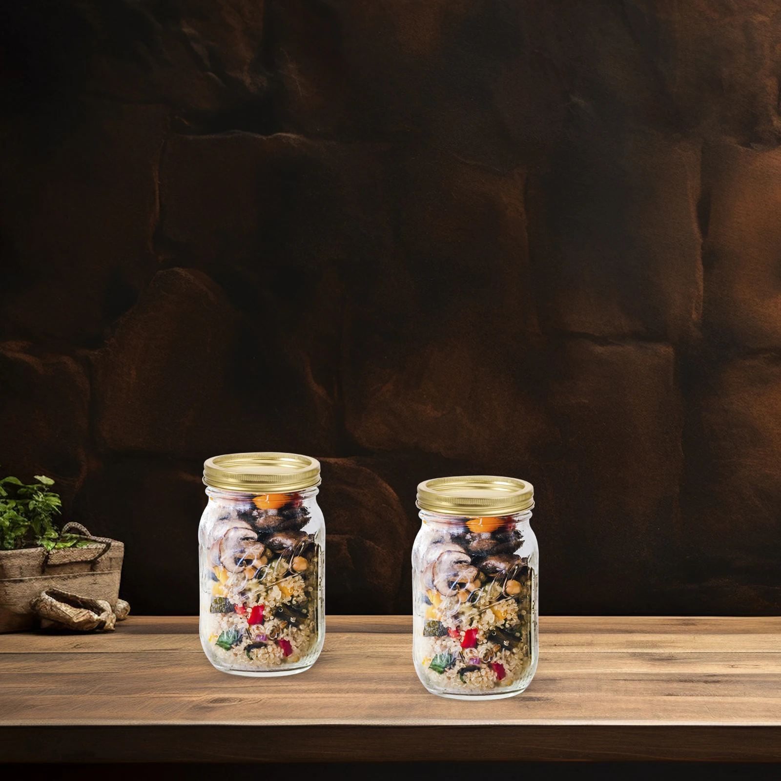 

Крышки для банок Mason Jar Герметичные крышки для банок Металлические крышки для хранения продуктов питания Консервированные крышки Золотые для