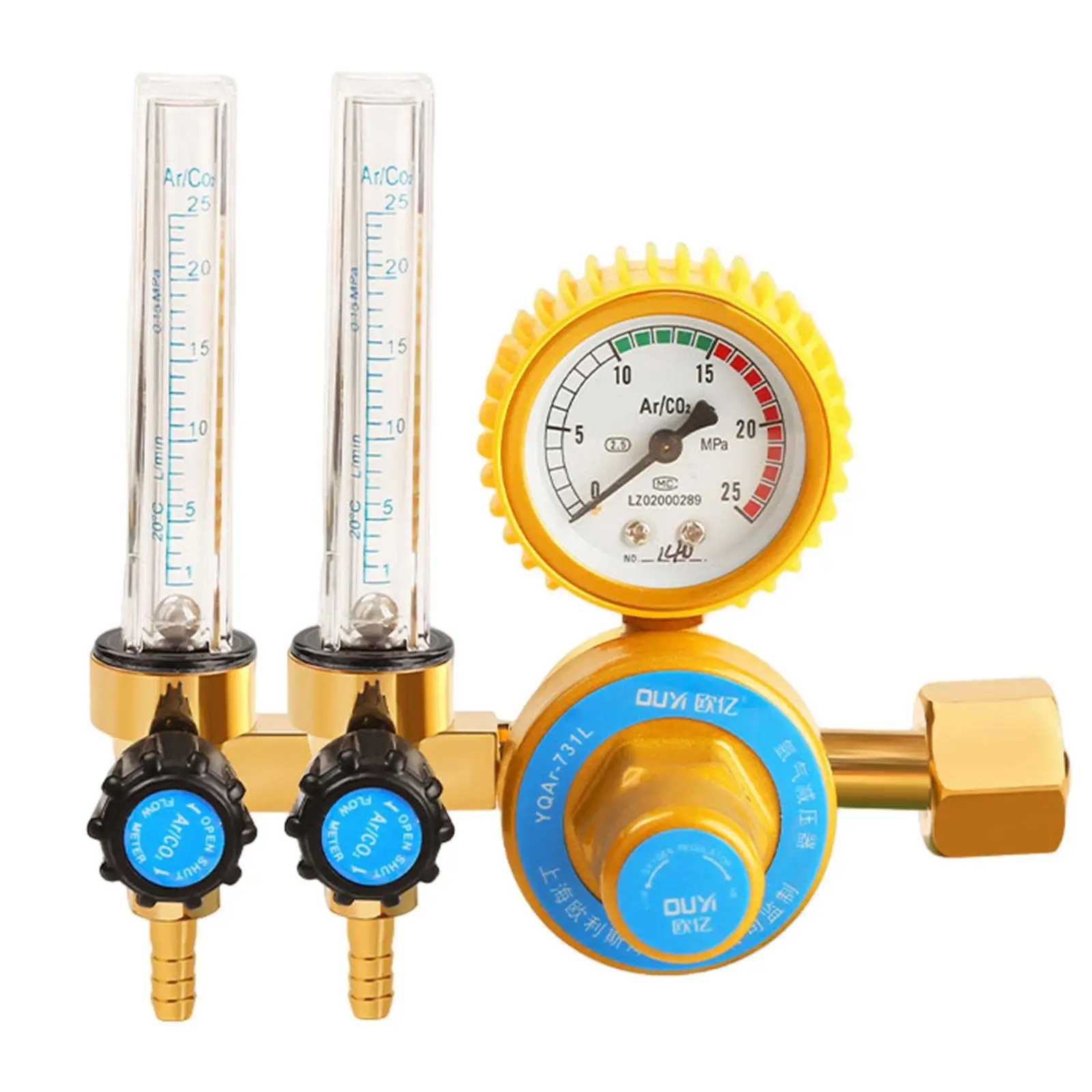 Argon / CO2 Mig Flow Meter Flowmeter Gauge Welding Weld Welders 1piece