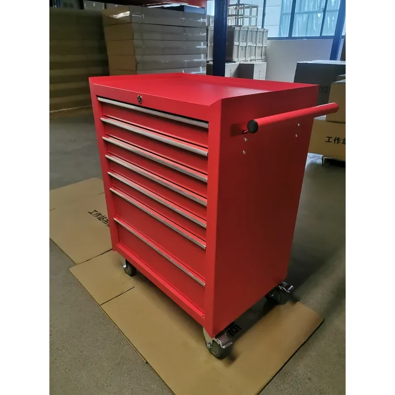 2026for 7-Drawer Professional Roller Tool Box 258 Pcs Storage Garage Tool Cabinet Customizable Tool Chest Cart Trolley