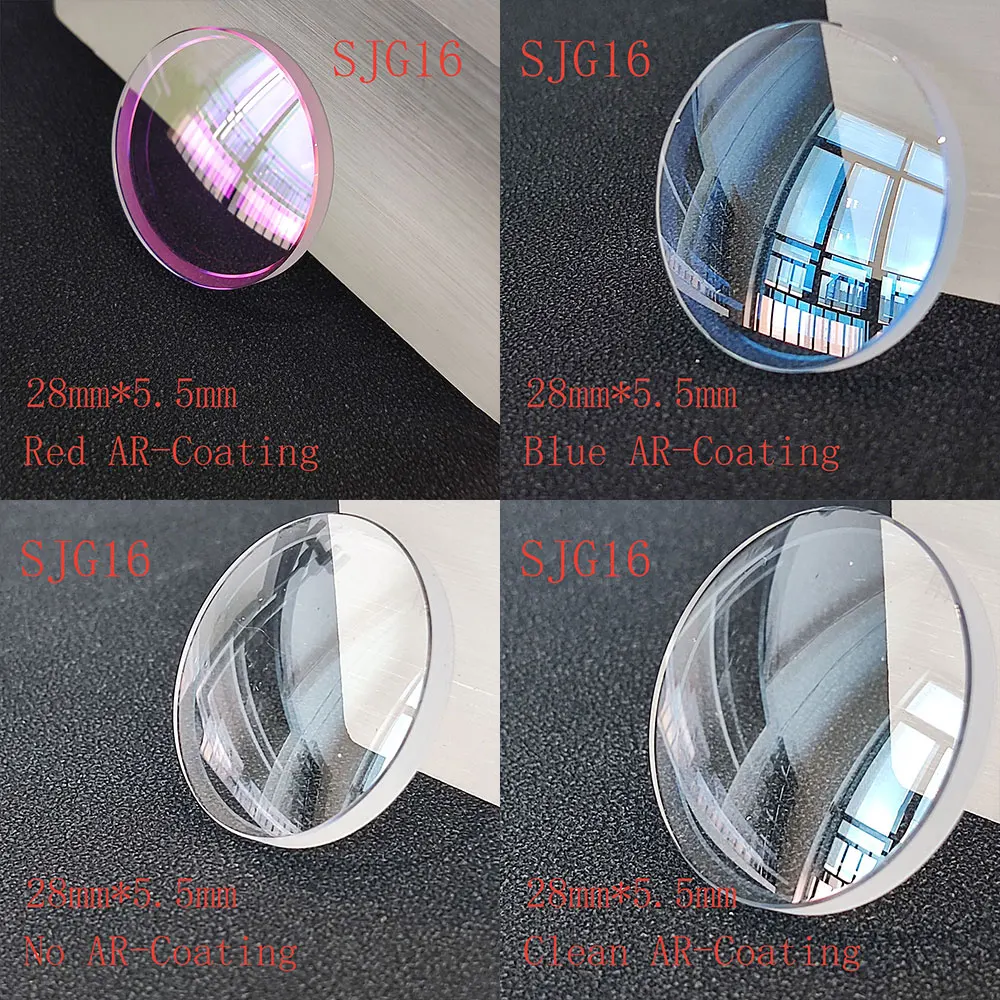 

Sapphire Crystal 28mmx5.5MMDouble Domed Blue/Red/Clear AR Coating Watch Glass Mod Parts Replacement For SKX013 SKX015