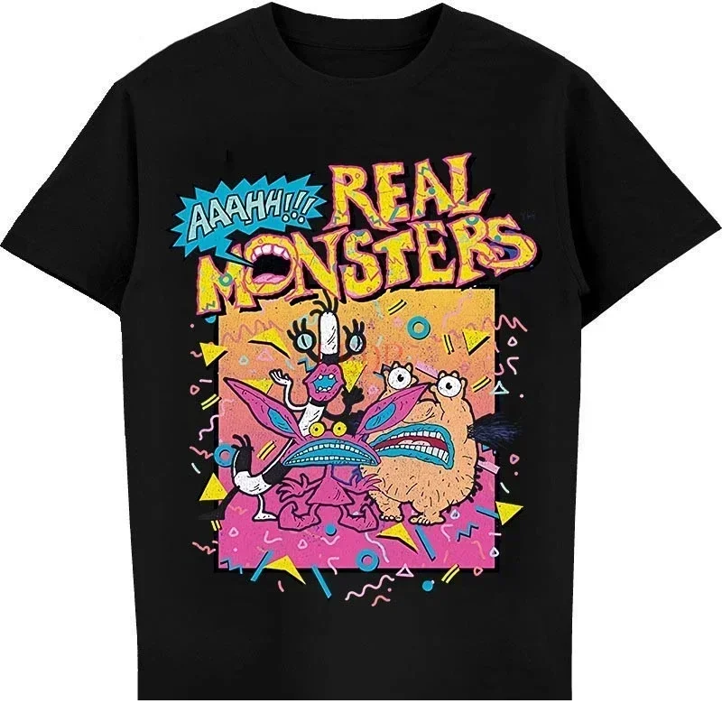 NG Cotton Aaahh!!! Real Monsters Classic Retro Poster Premium T-Shirt summer T shirt