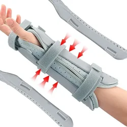 Adjustable Carpal Tunnel Wrist Brace Support Pad Forearm Splint Strap Protector for Wrist Fracture Sprain Injury Rehabilitation