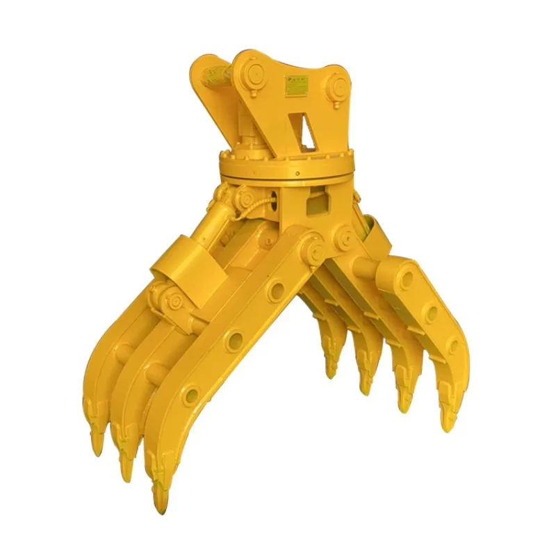 

Heavy-Duty Steel Scrap Grapple for Efficient Material Handling