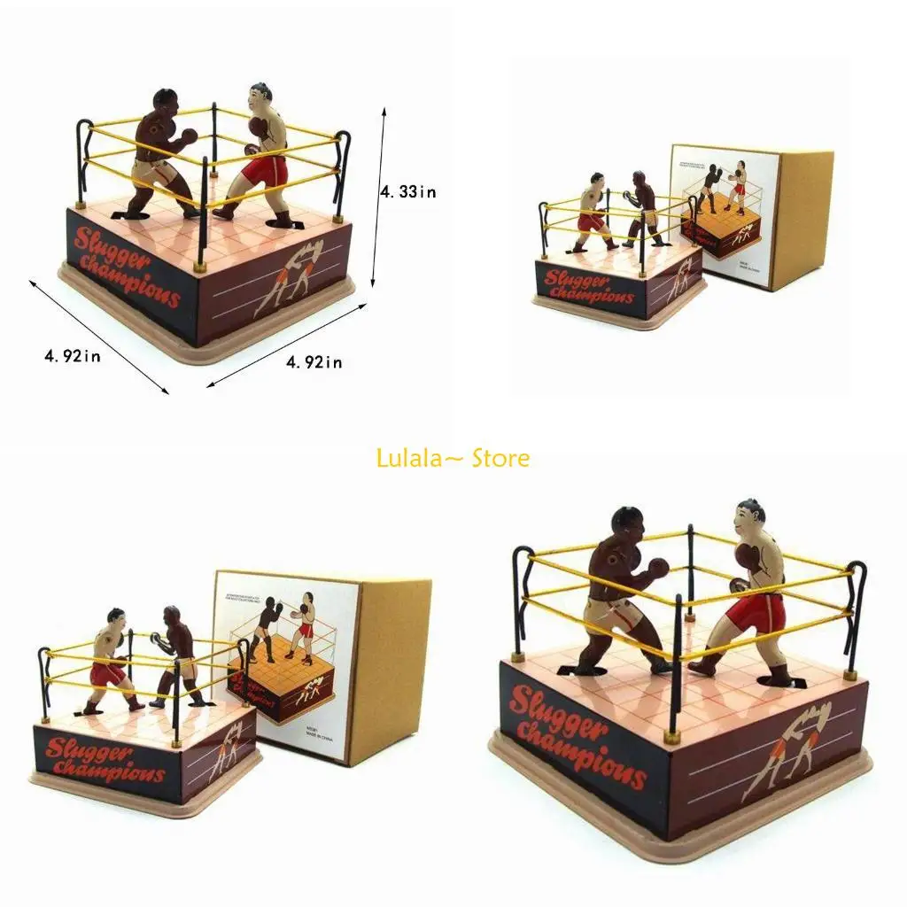 Y4QA Perlengkapan Pesta Petinju Gulat Cincin Tinju Jarum Angin Suasana Anak-anak