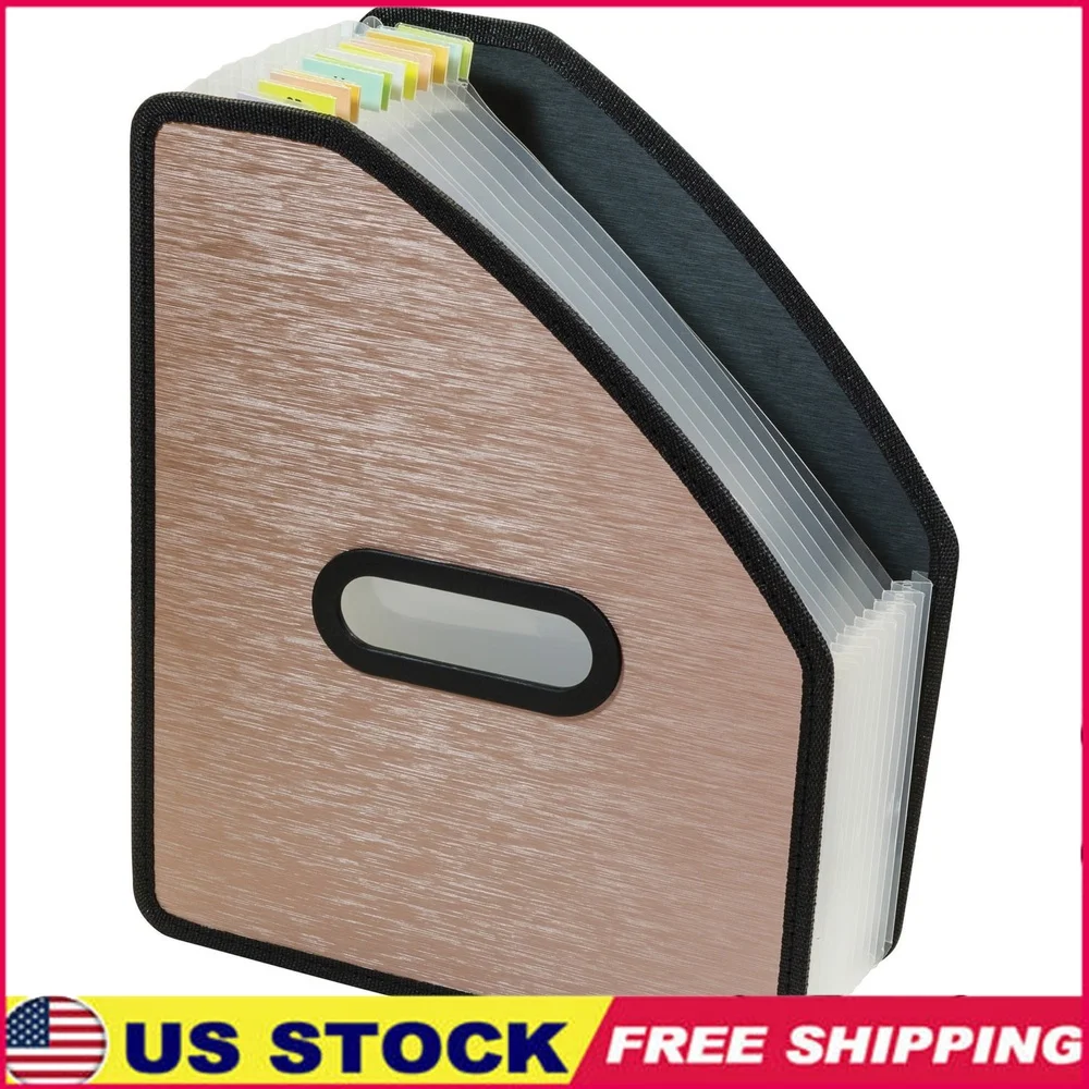 

Файл с расширяющейся буквами, 13-карманный прочный самостоящийся органайзер из полипропилена с предварительно напечатанными вкладышами для офисного использования