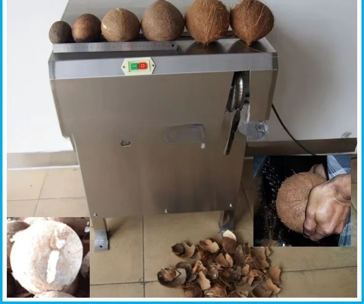 آلة تقشير جوز الهند ذات الغلاف الصلب البني القديم / آلة تقشير جوز الهند #4