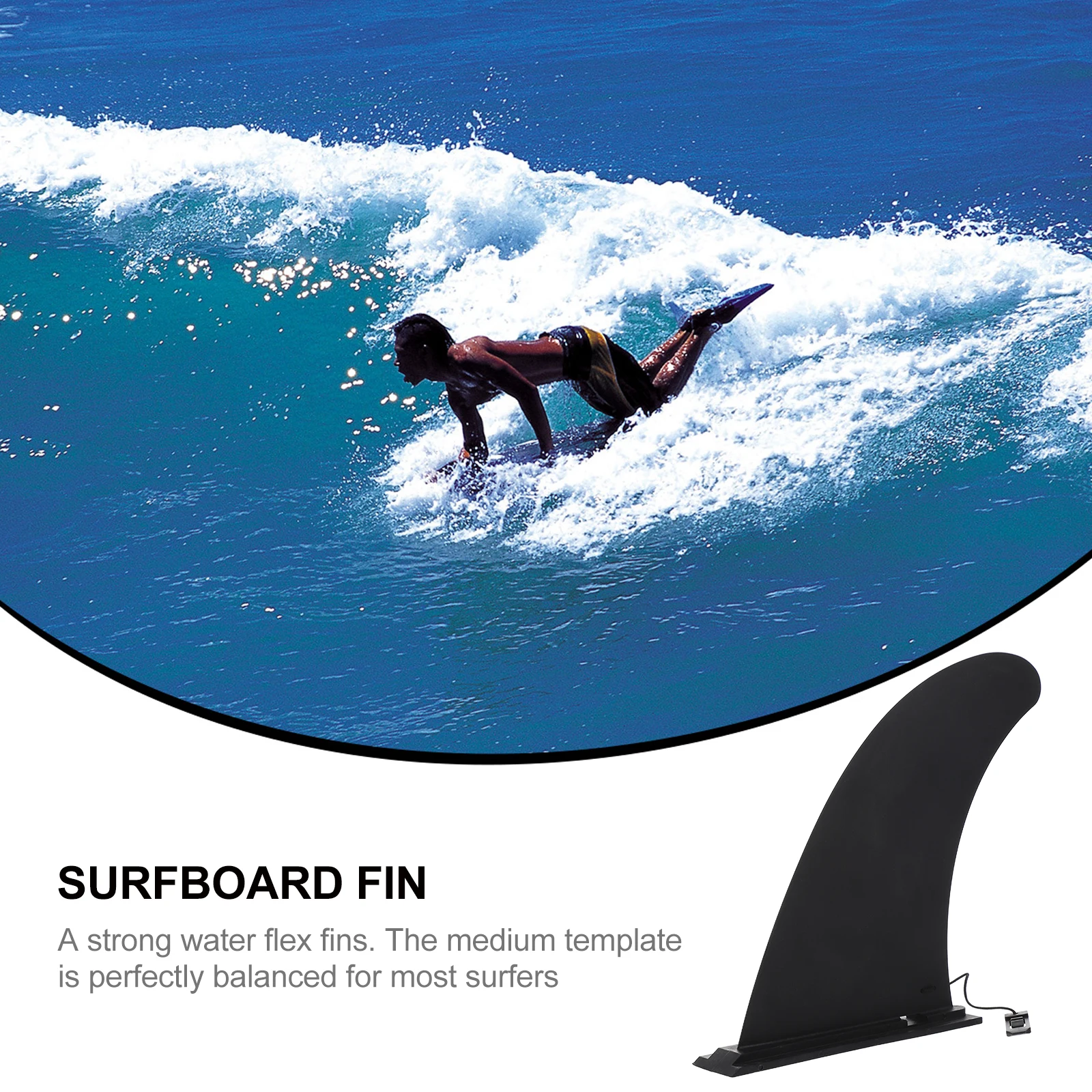 

3 Pcs Clip-on Paddleboarding Surfboard Accessories Plastic Nylon Water Separator