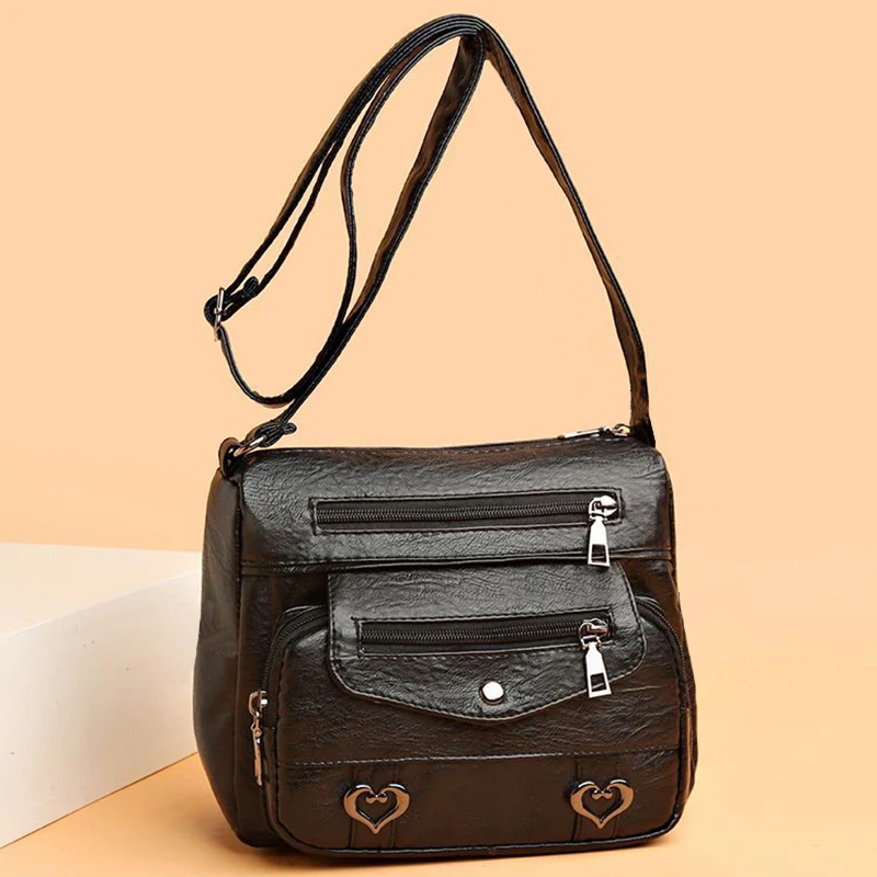 Neutrale Rechteckige Tasche für Männer und Frauen, mit Großem Fassungsvermögen, Lässig und Modisch, Einzel-Schultertasche für Reisen – Detail 4