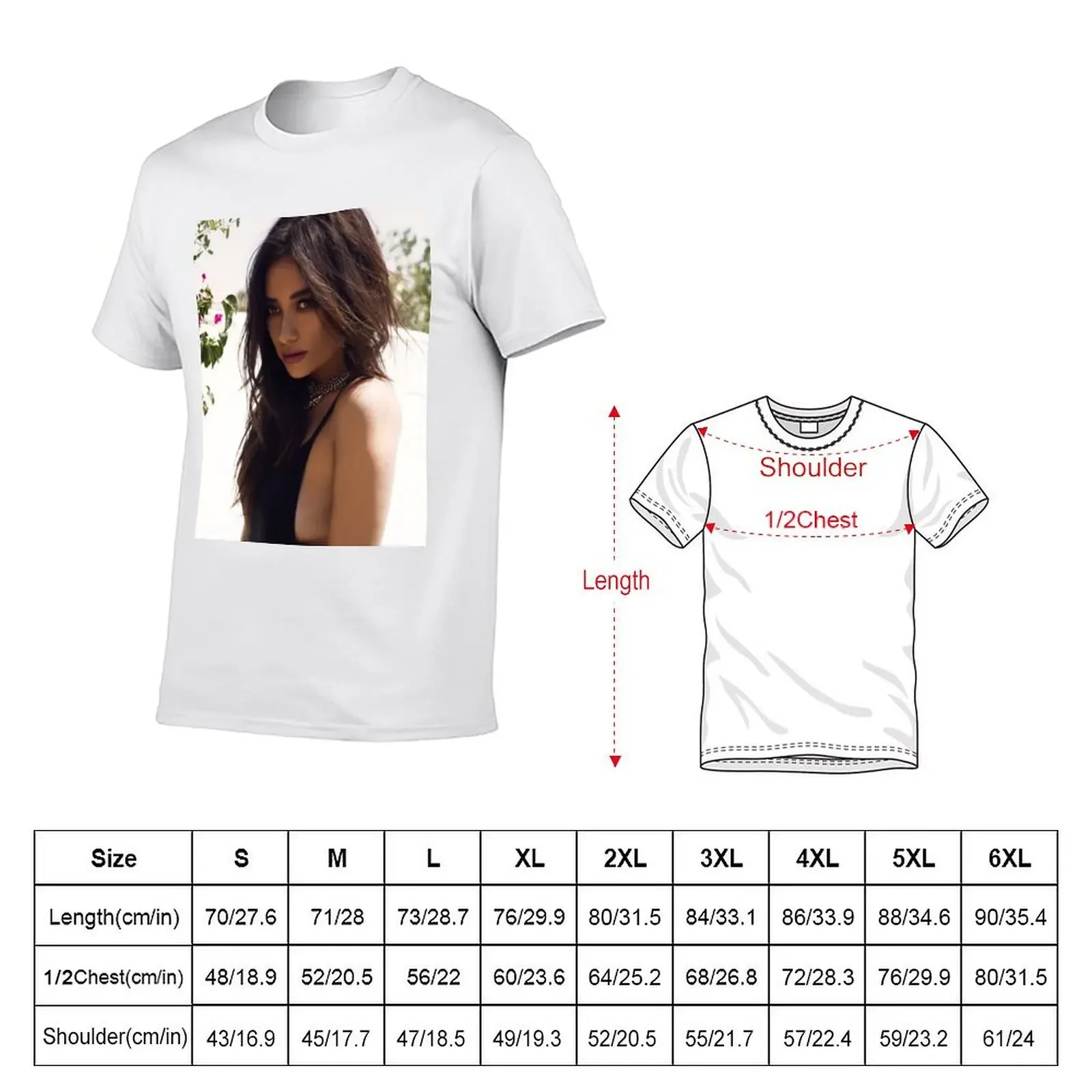 Shay Mitchell T-Shirt boys whites plain mens t shirts pack