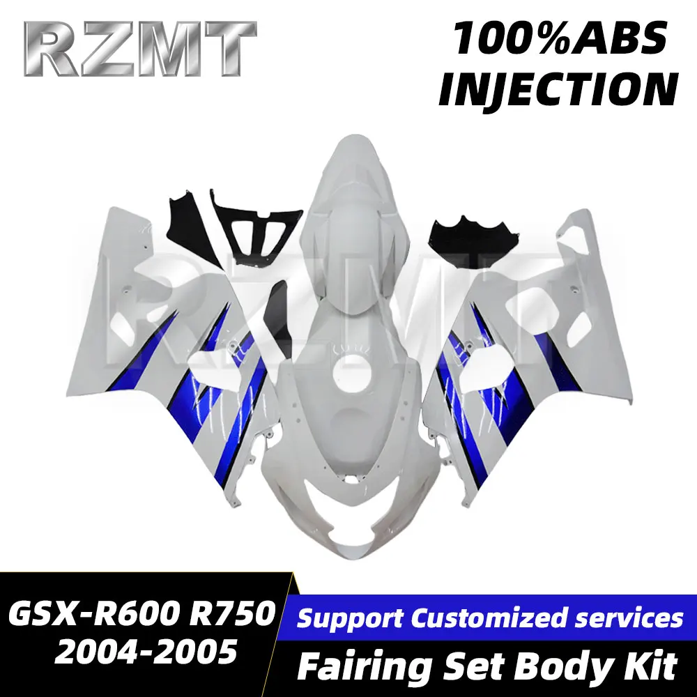 Voor Suzuki GSX-R600 R750 04-05 K4 K5 Kuip Motorfiets Set Plastic Guard Plaat Body Kit Decoratie Accessoires Injectie shell - afbeelding 1