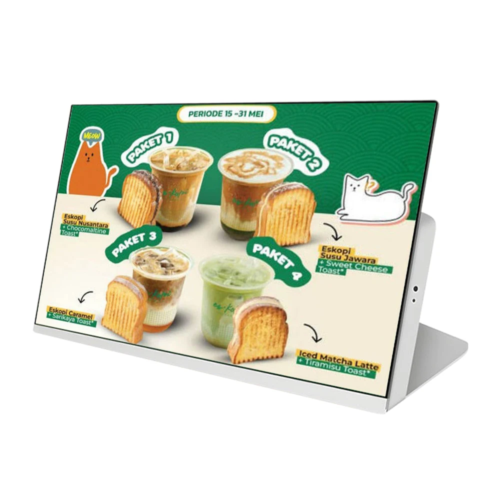

Commercial Media Advertising Player Wall Mounted Screen Lcd Display Digital Signage