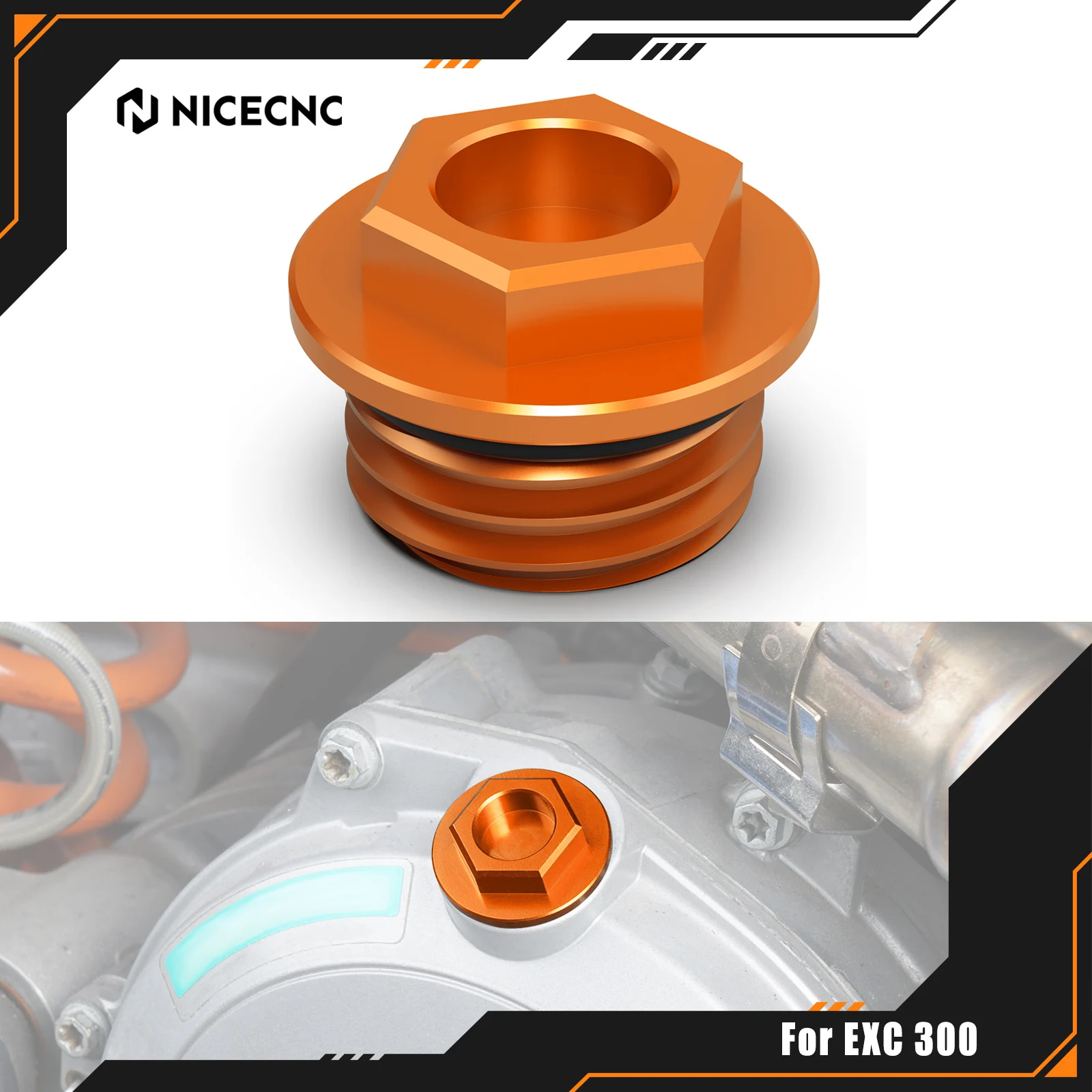 

For KTM 300 2004-2021 EXC 250 EXCF 350 EXC 450 SX 125 SXF 250 SXF 450 XC XCF XCW XCFW Engine Oil Filler Plug Cap 690 Enduro SMCR