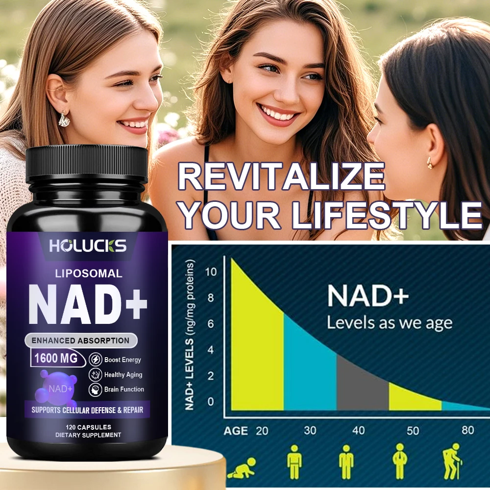Suplemento de liposomas NAD+ c - Resveratrol Capsule Anti Aging reseña y precio
