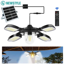 New Solar Shed Lights Outdoor Indoor 192LED Solar Powered Barn Light Dual Motion Sensor Sheds Buildings Waterproof Patio Gazebo