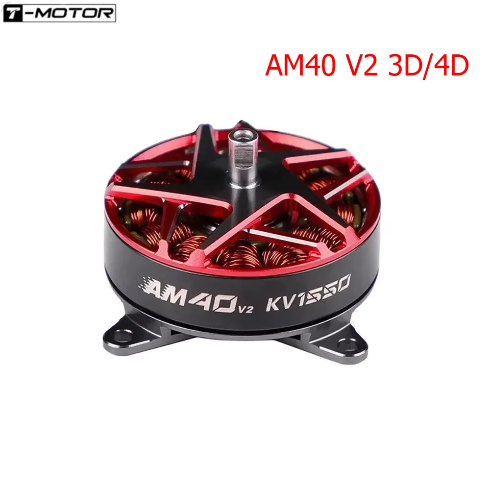 T-MOTOR AM40 V2 3D/4D KV1550/KV1880 F3P 2-3S Brushless Motor for RC Fixed-Wing Airplane Drone