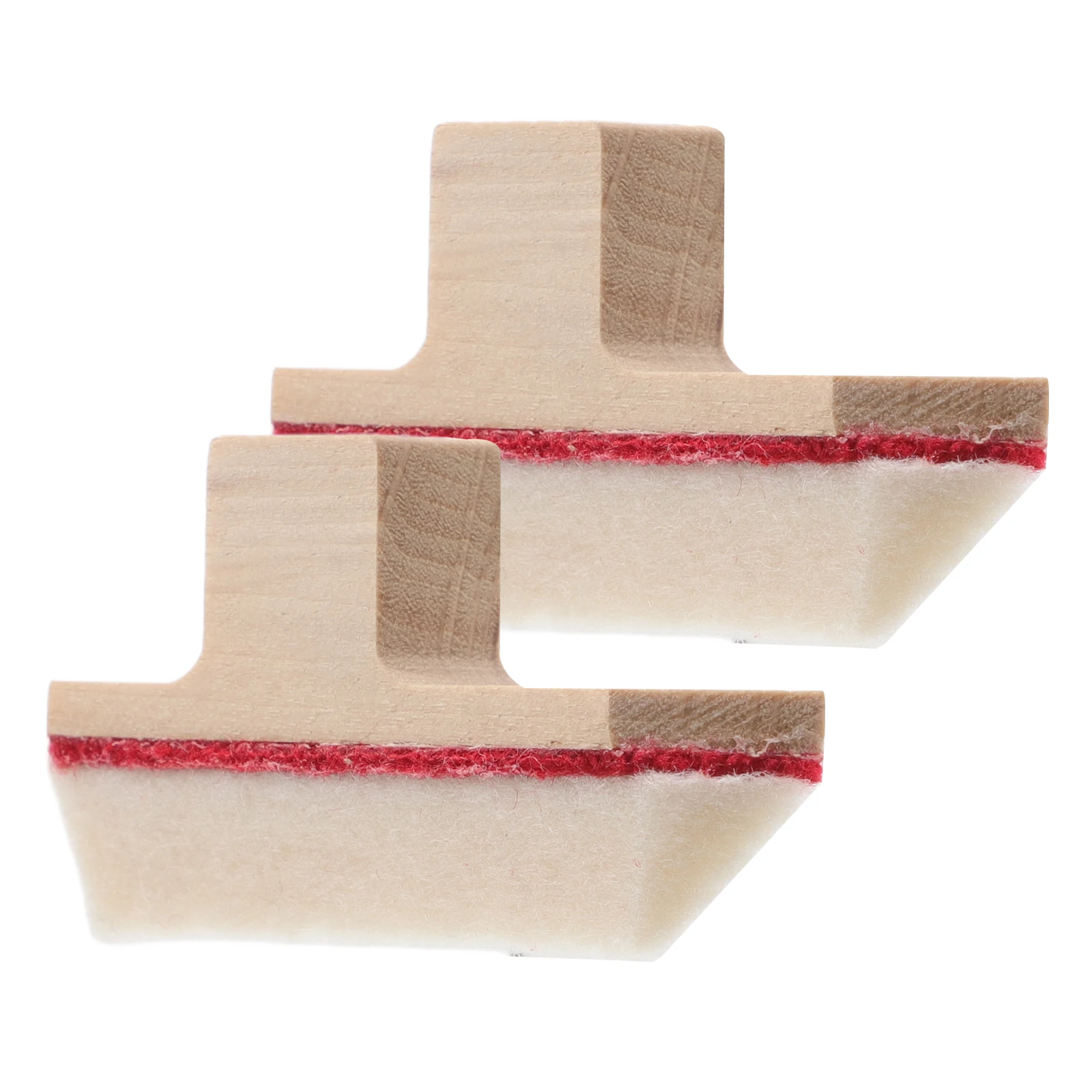 

2PCS Upright Piano Damper Tuning Kit Closing Buffer Mute Accessories Musical Instrument Repair Tools Wooden Wedge Sound Block