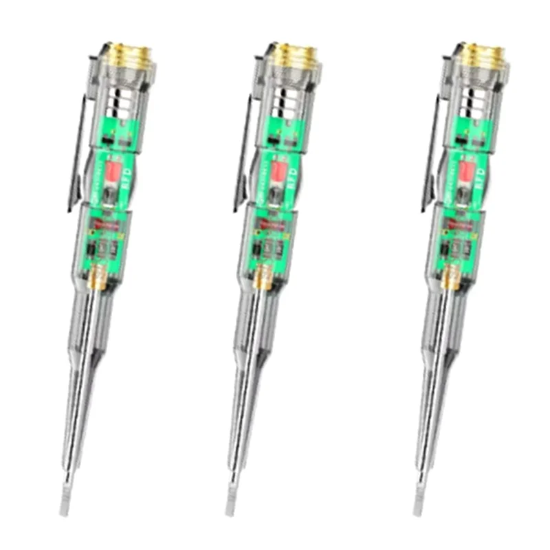 3Piece Intelligent Tester Pen Induction Power Electric Screwdriver For Zero Measuring Firewire-A68E
