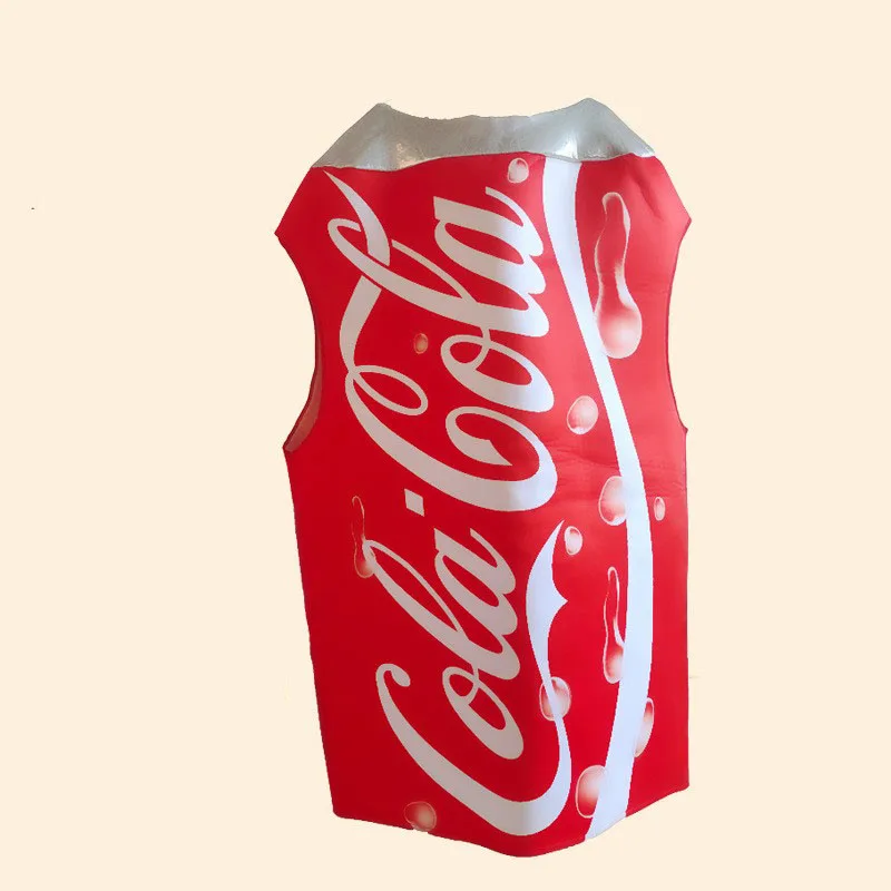 

Adult Cosplay Coca-Cola Costume Performance Photoaphy Props loween Cartoon Puppet Outfit Unique Design Stage Costume