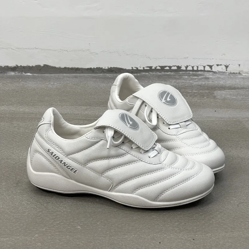 

Flip Cover German Training Shoes Women's Casual Flat Bottom Height Increase Sports Jogging Inner Height Increase Sneakers