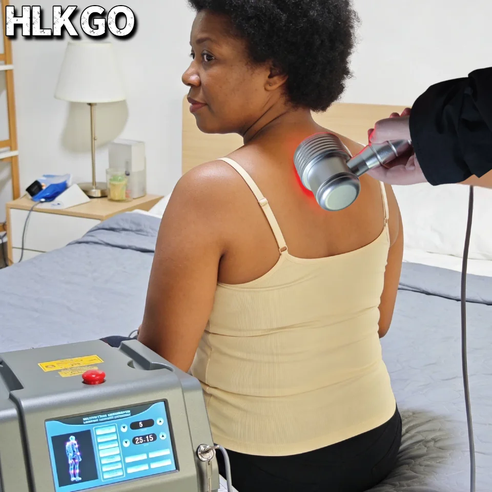 Home Laser Therapy Device 1055mW Dual Probe 808nm 650nm for Knee Pain Arm Arthritis Tennis Elbow LLLT Physiotherapy