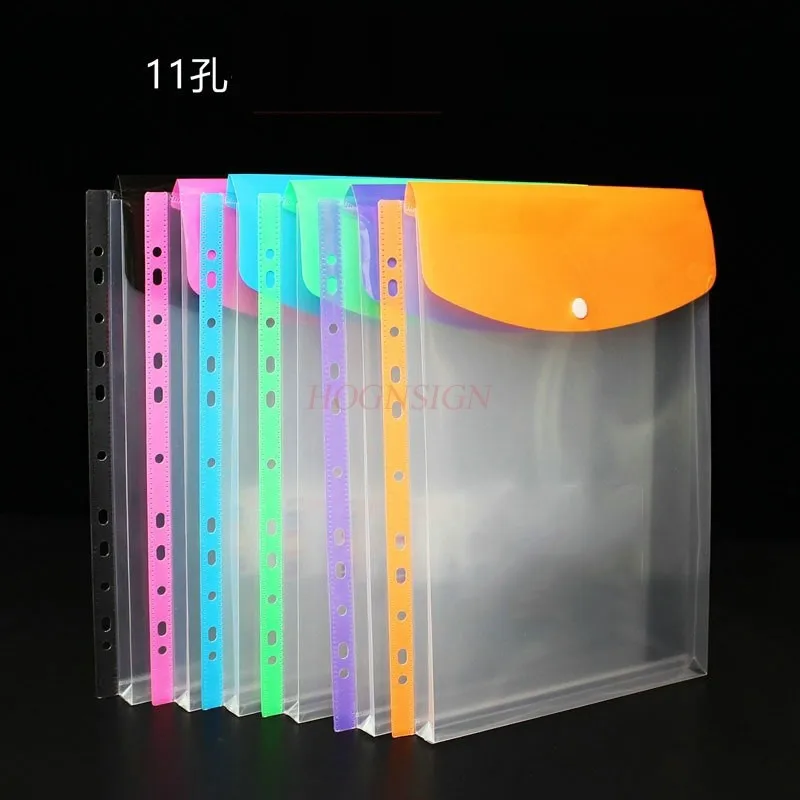 

3pcs Thickened transparent file protection bag, folder bag, large capacity storage, waterproof archive bag