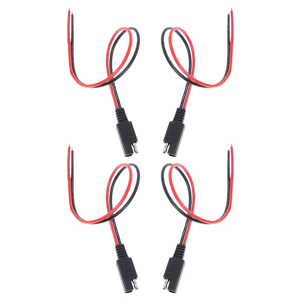 

4 Pcs Car Wire Extension Cord Sae Cables 3000X150X080CM Alloy Solar Panel Connectors