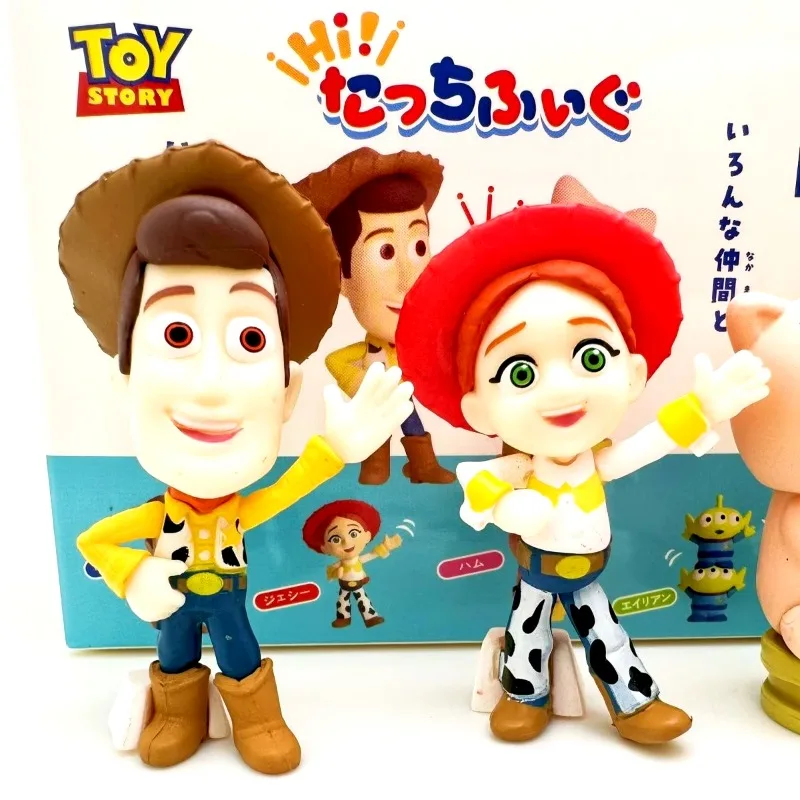 Toy Story Greetings Series Doll Woody Three Eyed Boy Cuisi Ham 3D Small Ornament Blind Box, Children's Novel Gift