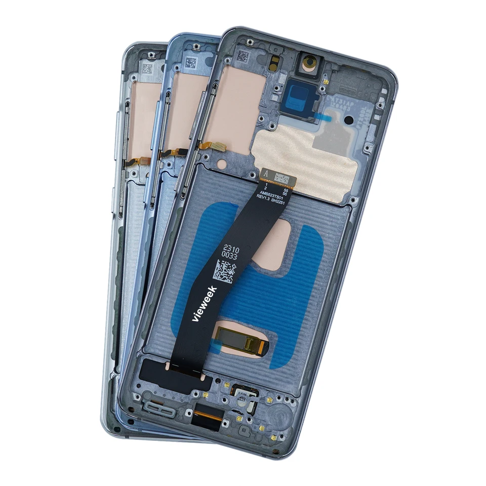 Pantalla Super AMOLED S20 para Samsung Galaxy S20 SM-G980 SM-G981 LCD Display Touch Screen Digitizer con Marco 5