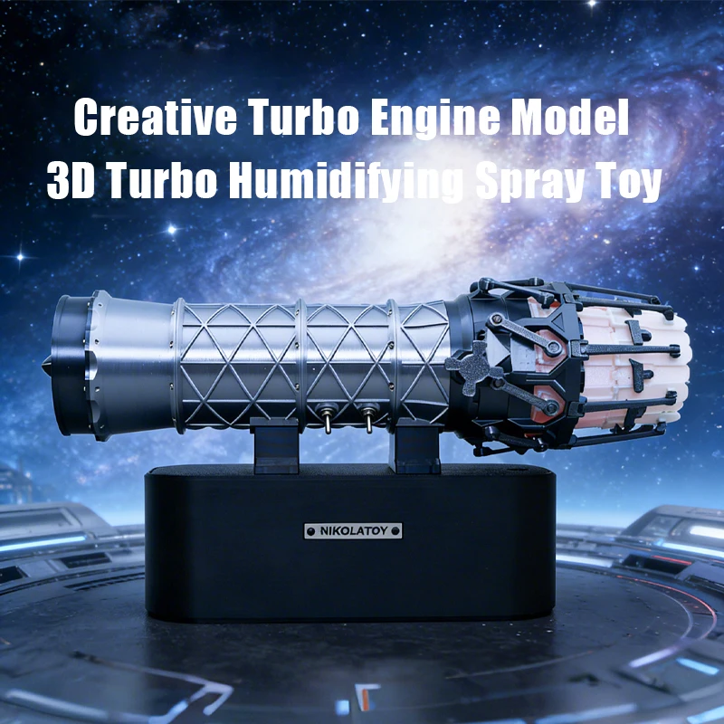 Creative Turbo Engine Model 3D Turbo Humidifying Spray Toy