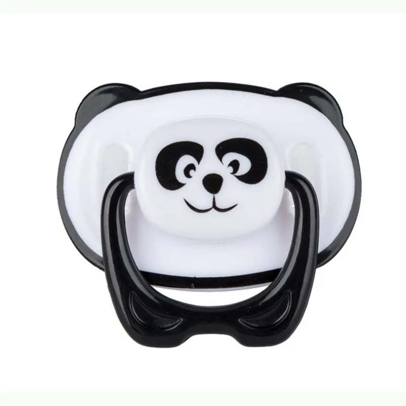 1PCS Cute Silicone Baby Pacifier Food Grade Silicone Newborn Soother BPA Free Cartoon Panda Nipple Baby Pacifier