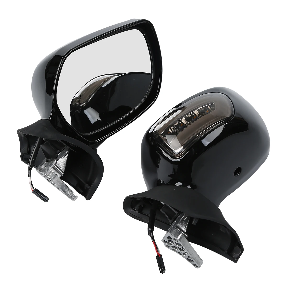 Motorcycle Rearview Mirrors W/ Turn Signal For Honda Goldwing GL1800 2013 2014 2015 2016 2017