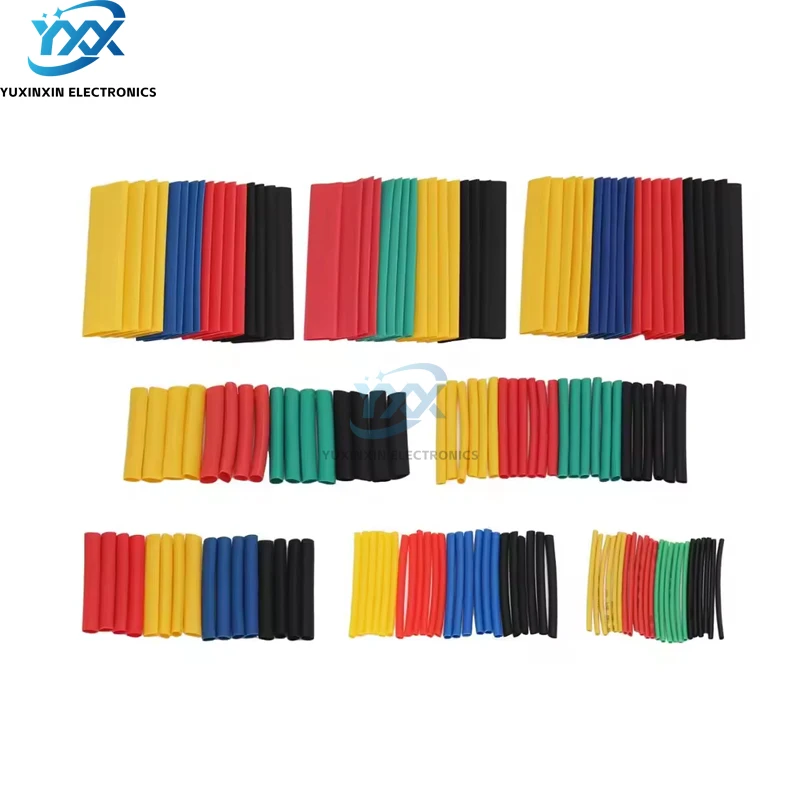 328PCS Heat Shrink Tubing Kit Colored Assortment Box Wire Cable Insulation Sleeve for Charger Data Line Repair