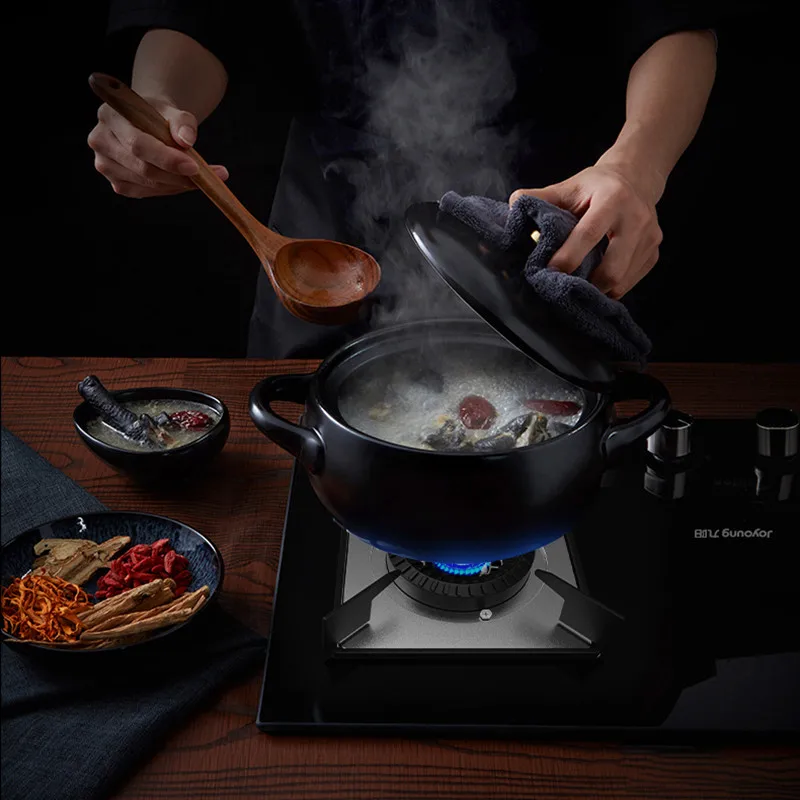 موقد غاز طبيعي مزدوج من Joyoung بقوة 5.2KW/4.8KW قوة نيران عالية ، أداء من الدرجة الأولى ، موقد غاز للحماية من اللهب ، موقد غاز