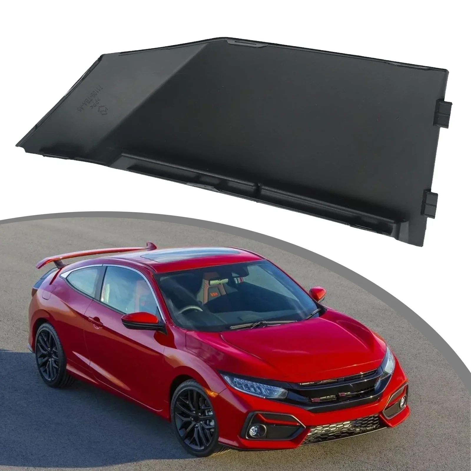 1pc Car Front Left R-Adar Cap Front Bumper R-adar Cover Plastic Replacement Fit For Honda For Civic 2019-2020 #71109-TBA-A50