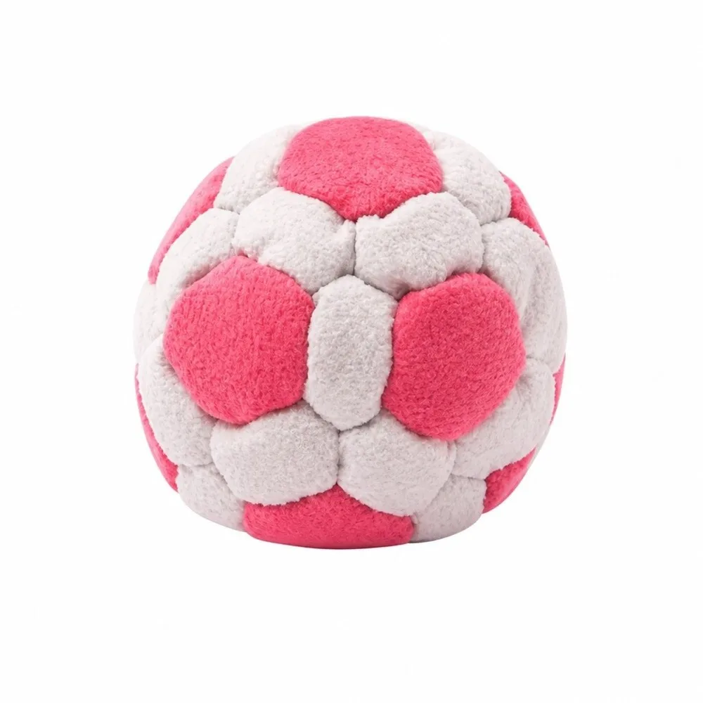 New Football Sandbag Handmade Multicolor Stitched Footbag Juggling Balls for Adults Foot Training Footbag Ball