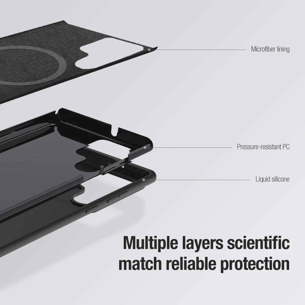 Nillkin For Samsung Galaxy S23 Ultra Case CamShield Silky Magnetic Silicone Case Back Cover For Samsung S23 Ultra Magsafe Case