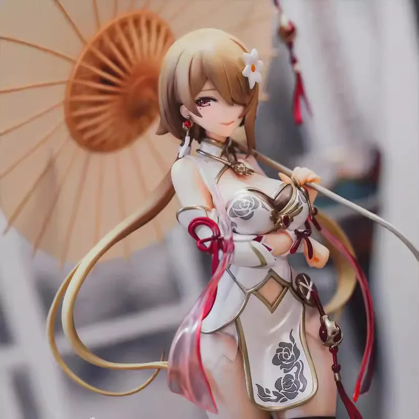 Rita Rossweisse Figure Holding the lute GK Anime Honkai Impact 3 Beautiful Girl Character Model Desktop Ornament Xmas Gifts