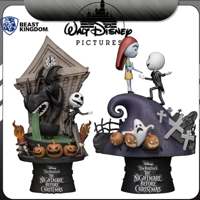 

Genuine Beast Kingdom DS-141 The Nightmare Before Christmas Diorama D-Stage 6" PVC Statue Model Ornaments in Stock