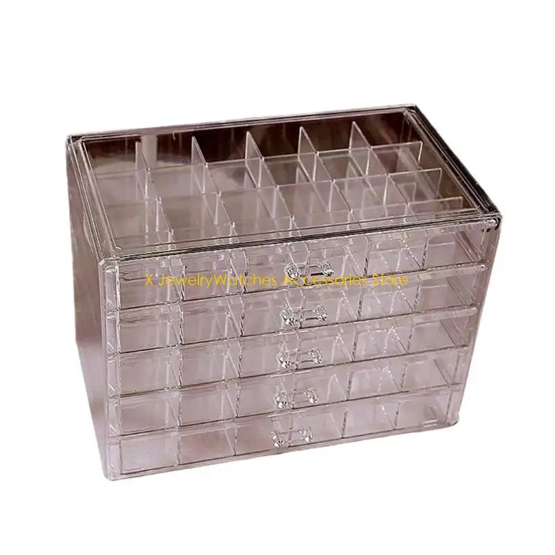 

31KD Stylish Clear Jewelry Storage Solution Accessories Case for Fashion Enthusiasts