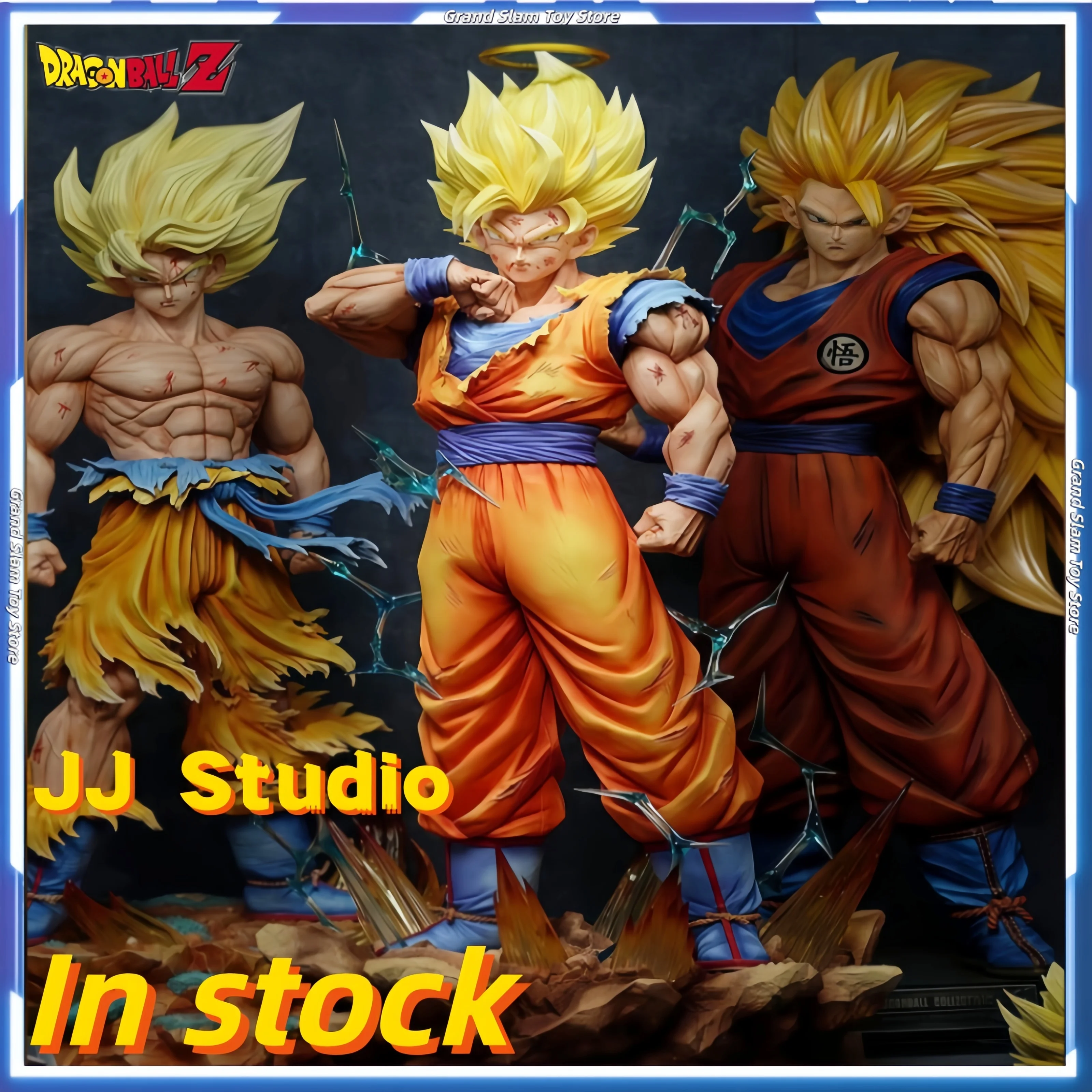 

В наличии Jj Studio 34 см Dragon Ball Ssj2 Goku Аниме Фигурки Сон Гоку Супер Сайян 2 Фигурка Коллекция Модель Подарки На День Рождения Игрушки