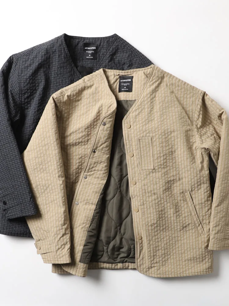 

Sli ex Small id Quilted Cotton Jaet Warm Layering Nel Cotton Coat Trendy Overalls Loose Fit Regular Length