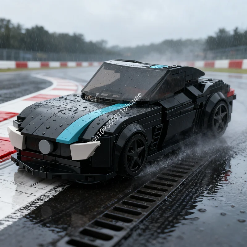 

296pcs MOC Mercedesesed GT Supercar Speed Model Building Blocks Toys Construction Christmas Gifts DIY Creative Brick Birthday