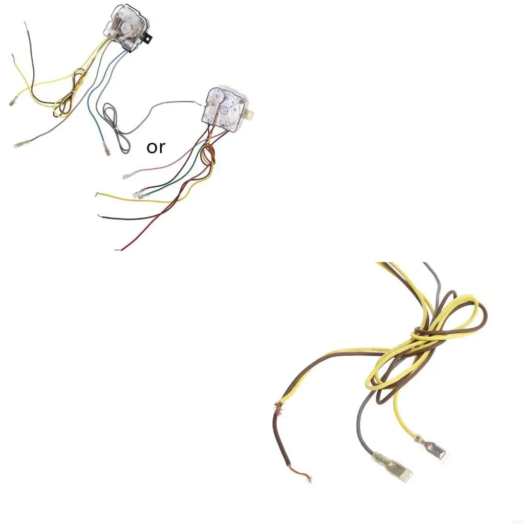 

6-проводной таймер для стиральной машины, расстояние между центральными отверстиями 90 градусов, вал переключателя 68 мм